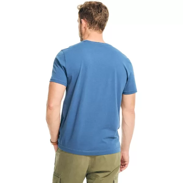 Nautica Mens JClass TShirt2024 Collection Alaskan Blue