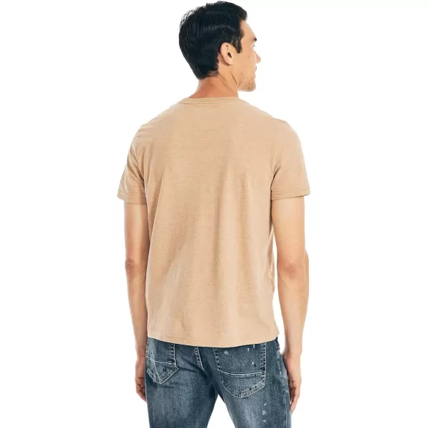 Nautica Mens JClass TShirt2024 Collection Camel Heather