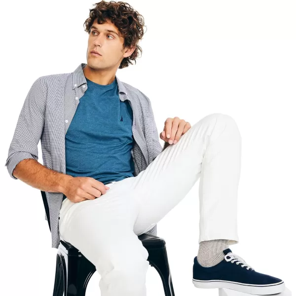 Nautica Mens JClass TShirt2024 Collection Castaway Aqua Heather