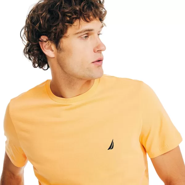 Nautica Mens JClass TShirt2024 Collection Fire Orange
