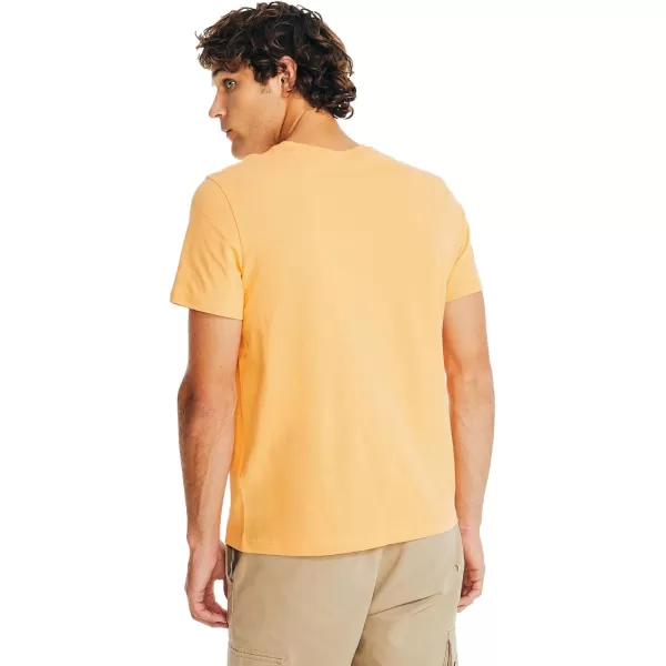 Nautica Mens JClass TShirt2024 Collection Fire Orange