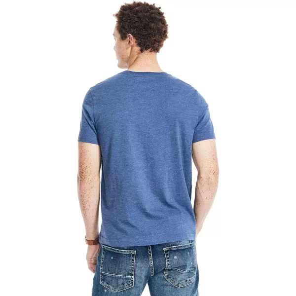 Nautica Mens JClass TShirt2024 Collection Stellar Blue Heather