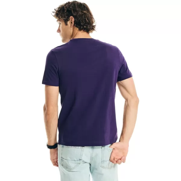 Nautica Mens JClass TShirt2024 Collection Violet Wave