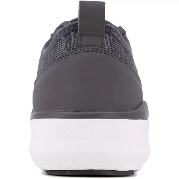 Nautica Mens Knit Dress Oxford LaceUp Sneakers Stylish Comfortable and Ideal for Business or Casual WalkingWeitongrey