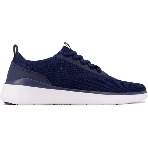 Nautica Mens Knit Dress Oxford LaceUp Sneakers Stylish Comfortable and Ideal for Business or Casual WalkingWeitonnavy