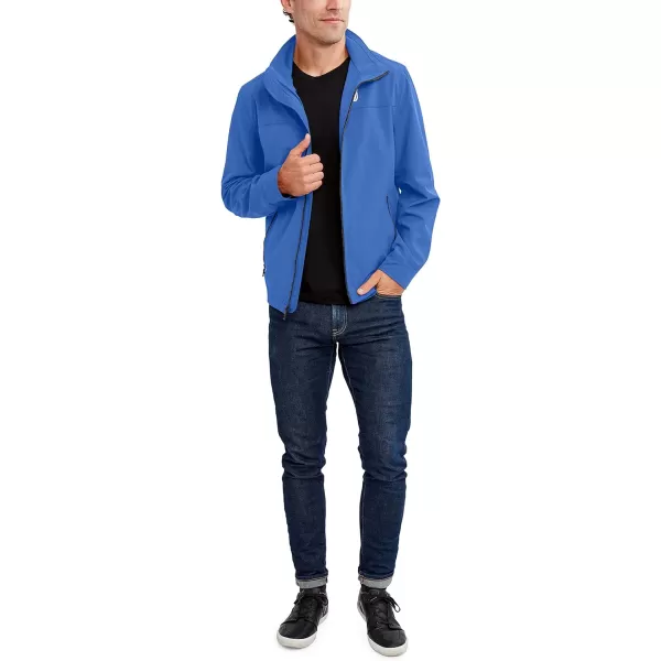 Nautica Mens Lightweight Windbreaker Stretch Athletic Outdoor Full Zip Bomber Golf JacketArctic Blue