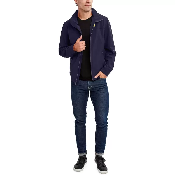 Nautica Mens Lightweight Windbreaker Stretch Athletic Outdoor Full Zip Bomber Golf JacketMarine