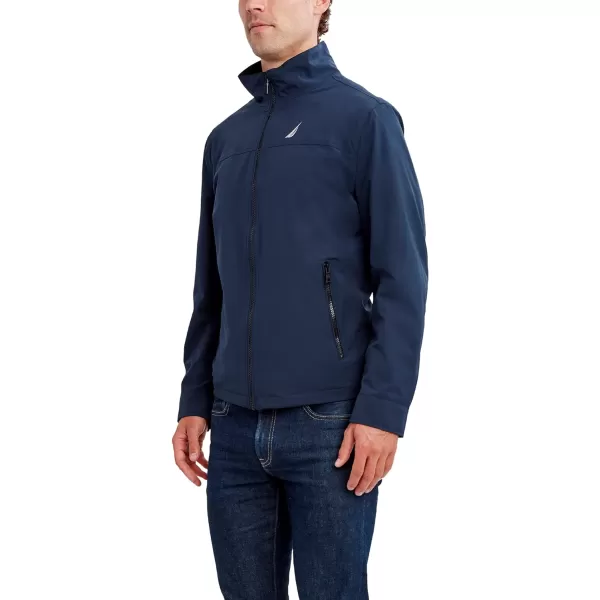 Nautica Mens Lightweight Windbreaker Stretch Athletic Outdoor Full Zip Bomber Golf JacketNavy