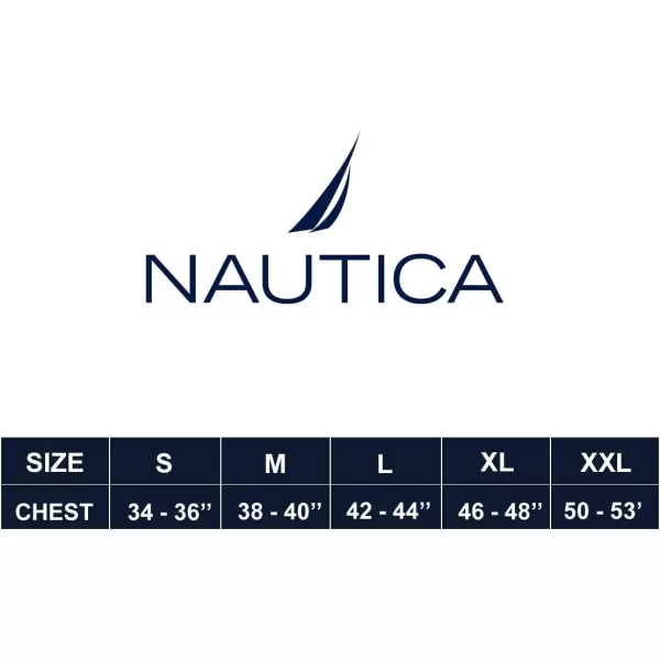 Nautica Mens Long Sleeve Base Layer Crewneck Waffle Thermal Underwear TopCharcoal Grey