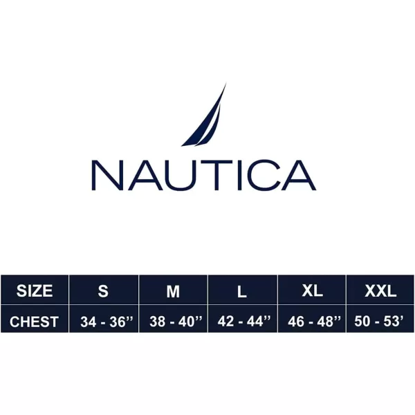 Nautica Mens Long Sleeve Base Layer Crewneck Waffle Thermal Underwear TopGrey J Class Logo