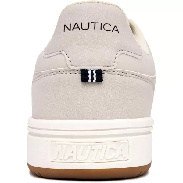 Nautica Mens LowTop Fashion Sneakers  LaceUp Trainers for Stylish Basketball Style and Comfortable Walking ShoesLight Greyjaxon