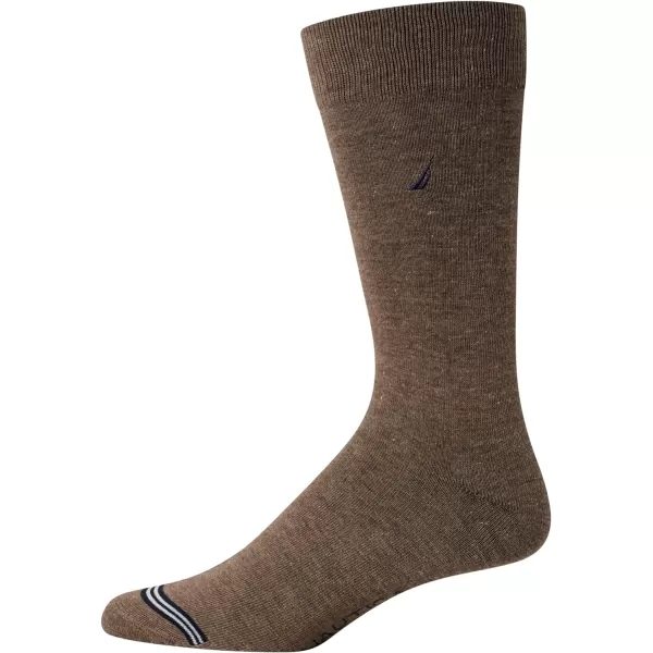 Nautica Mens Moisture Wicking Dress Socks with Stay Up Cuff 5 PackAssorted