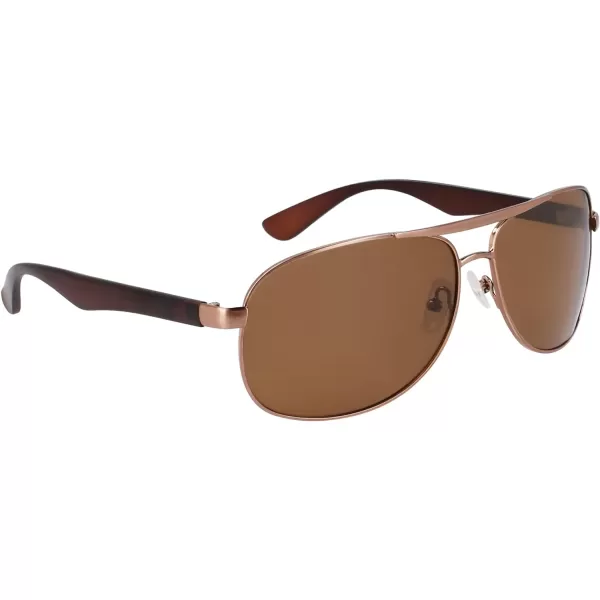 Nautica Mens N2245s Pilot SunglassesBrown