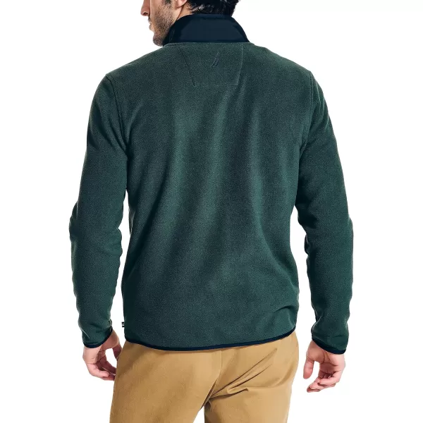 Nautica Mens Nautex FullZip SweatshirtBayou Green