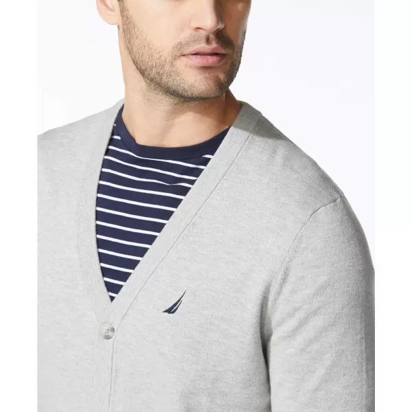 Nautica Mens Navtech Knit CardiganGrey Heather