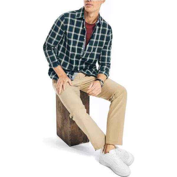 Nautica Mens Navtech Plaid ShirtMaritime Navy
