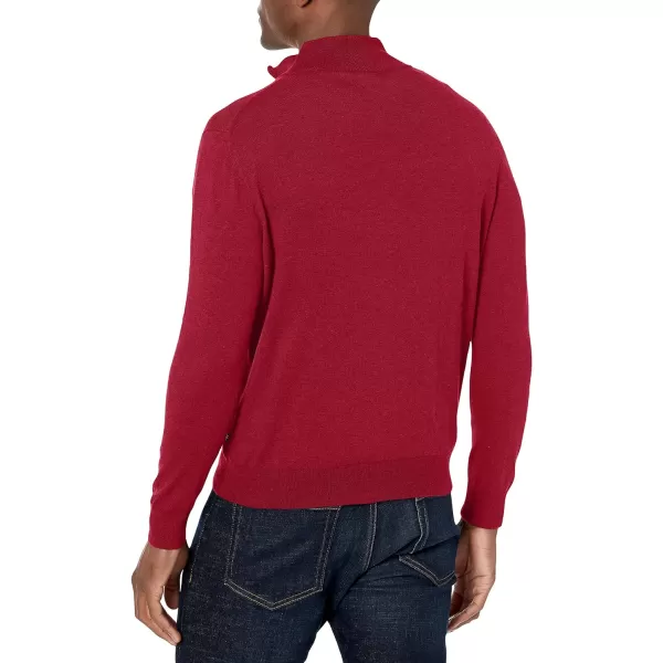 Nautica Mens Navtech QuarterZip SweaterBiking Red