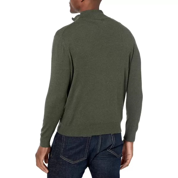 Nautica Mens Navtech QuarterZip SweaterFrosting Heather