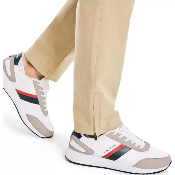 Nautica Mens Navtech Slim Fit PantMilitary Tan