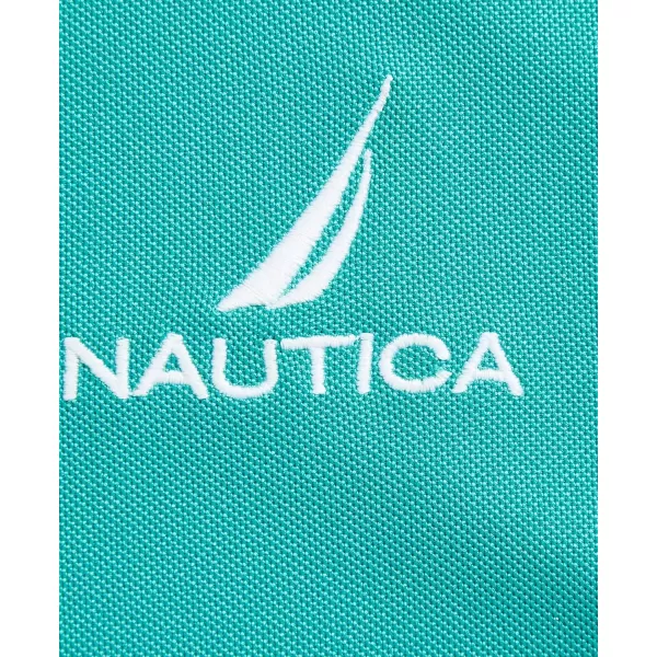 Nautica Mens Navtech Stripe Collar PoloSpectra Green