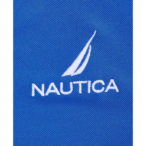 Nautica Mens Navtech Stripe Collar PoloSpinner Blue