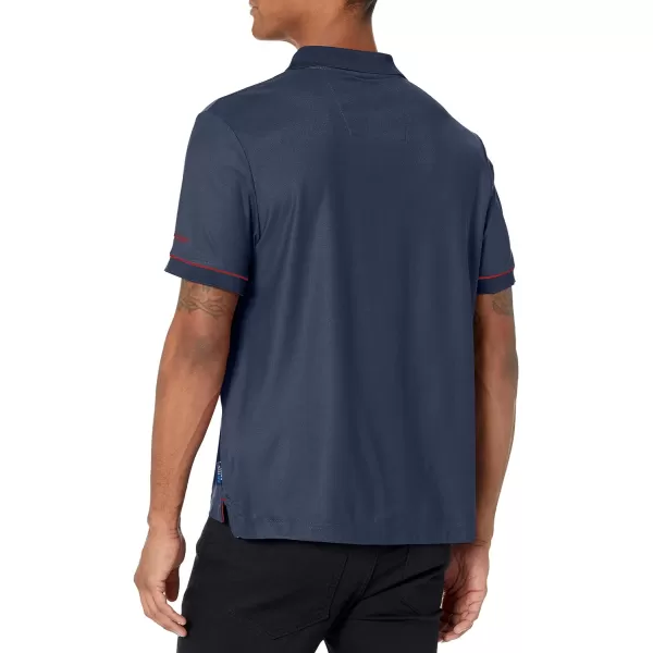 Nautica Mens Navtech Sustainably Crafted Classic Fit PoloNavy