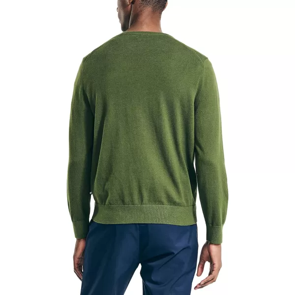 Nautica Mens Navtech VNeck SweaterChive