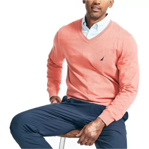 Nautica Mens Navtech VNeck SweaterCruise Heather