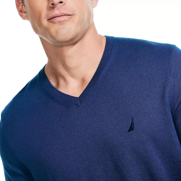 Nautica Mens Navtech VNeck SweaterLimoges