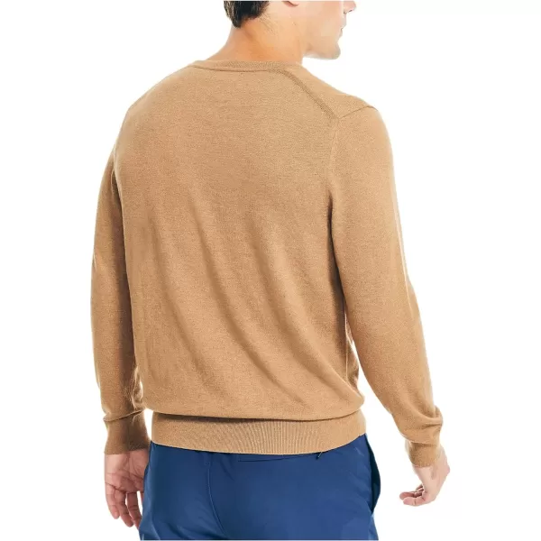 Nautica Mens Navtech VNeck SweaterSea Otter Heather