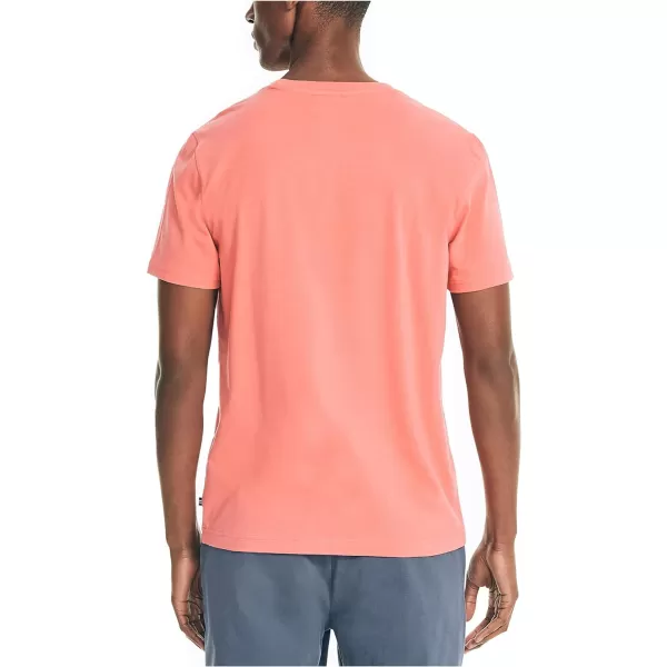 Nautica Mens Performance Deck Pocket TShirtDreamy Coral