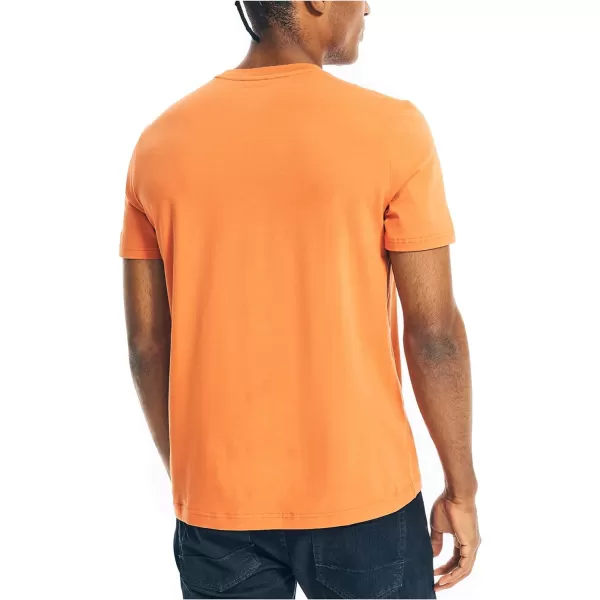 Nautica Mens Performance Deck Pocket TShirtFleet Orange