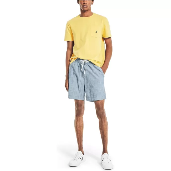Nautica Mens Performance Deck Pocket TShirtOchre Beach