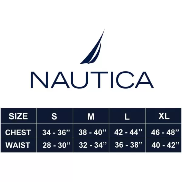 Nautica Mens Performance Long Sleeve Base Layer Crewneck Thermal TopBlack