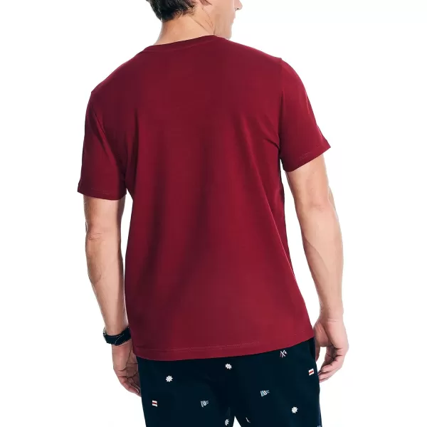 Nautica Mens Performance Pocket TShirtBiking Red