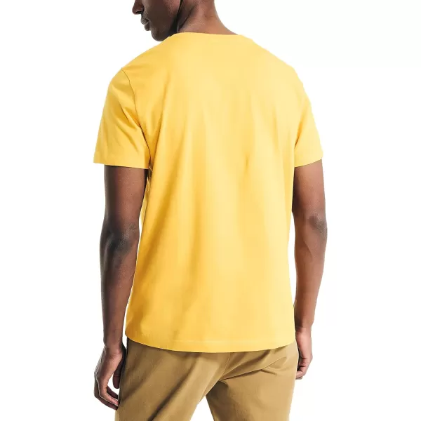 Nautica Mens Performance Pocket TShirtLightning Gold