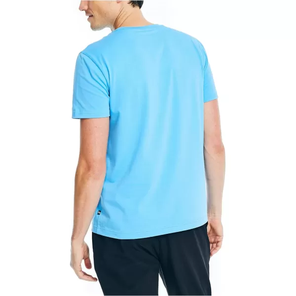 Nautica Mens Performance TShirtAzure Blue