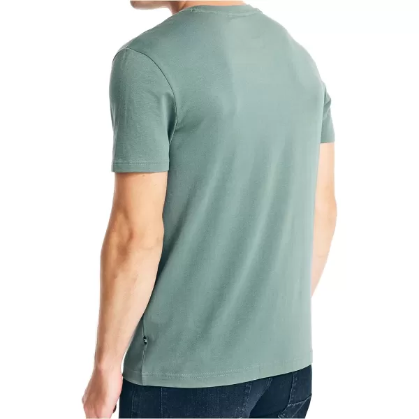 Nautica Mens Performance TShirtSilver Pine