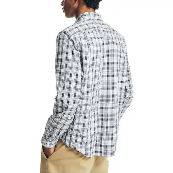 Nautica Mens Plaid Poplin ShirtHigh Rise