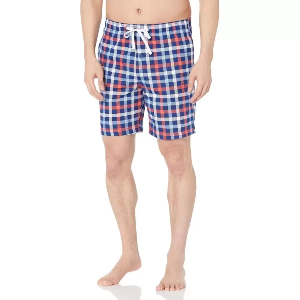 Nautica Mens Plaid Sleep ShortBlue Depths