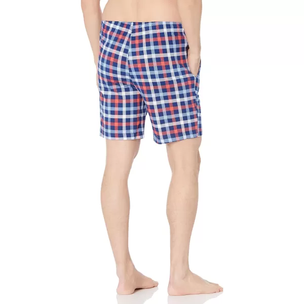 Nautica Mens Plaid Sleep ShortBlue Depths