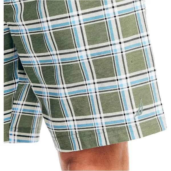 Nautica Mens Plaid Sleep ShortSeaside Fire