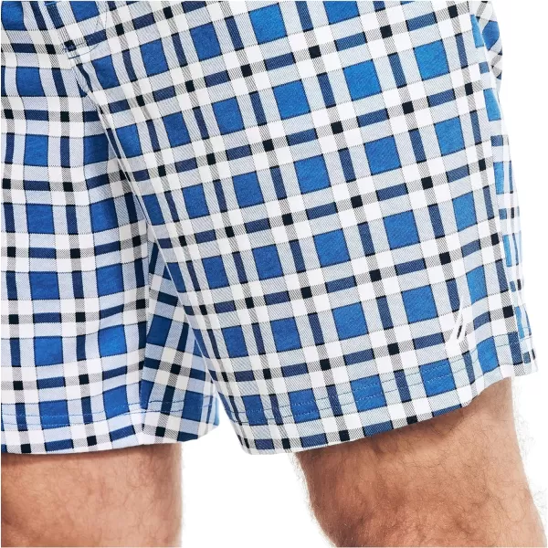 Nautica Mens Plaid Sleep ShortWindsurf Blue