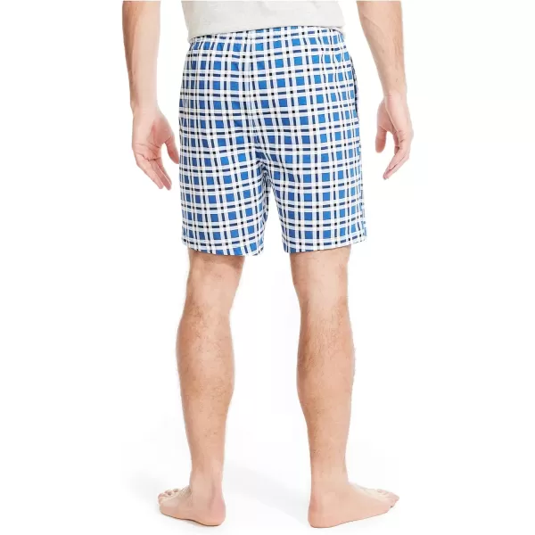 Nautica Mens Plaid Sleep ShortWindsurf Blue