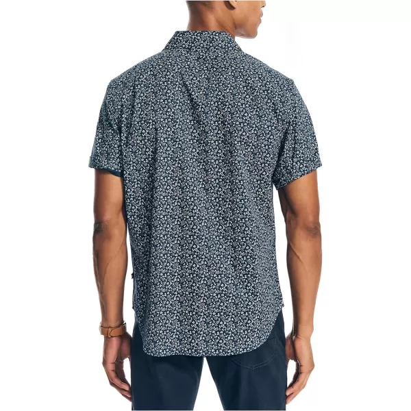 Nautica Mens Poplin Printed ShortSleeve ShirtWorkshirt