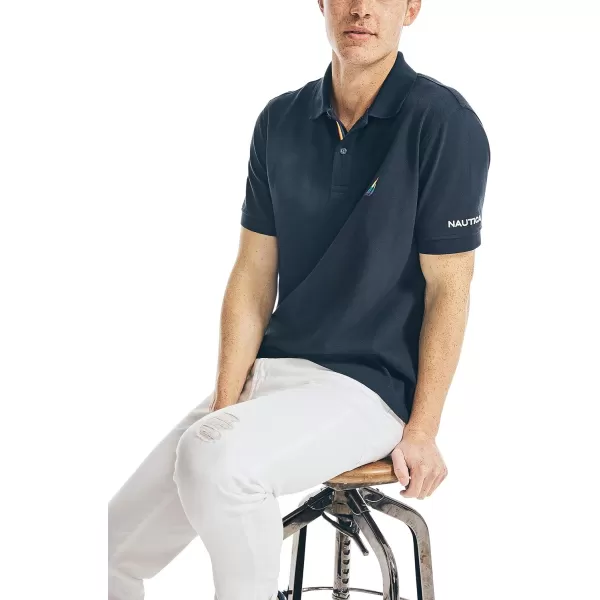 Nautica Mens Pride Performance PoloNavy