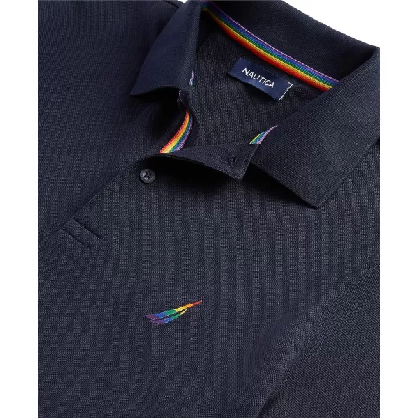 Nautica Mens Pride Performance PoloNavy