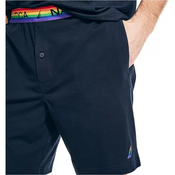 Nautica Mens Pride Sleep ShortNavy