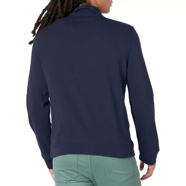 Nautica Mens QuarterZip SweatshirtNavy Seas