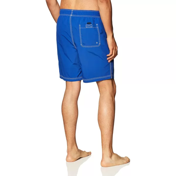 Nautica Mens Quick Dry Solid Swim TrunkCobalt